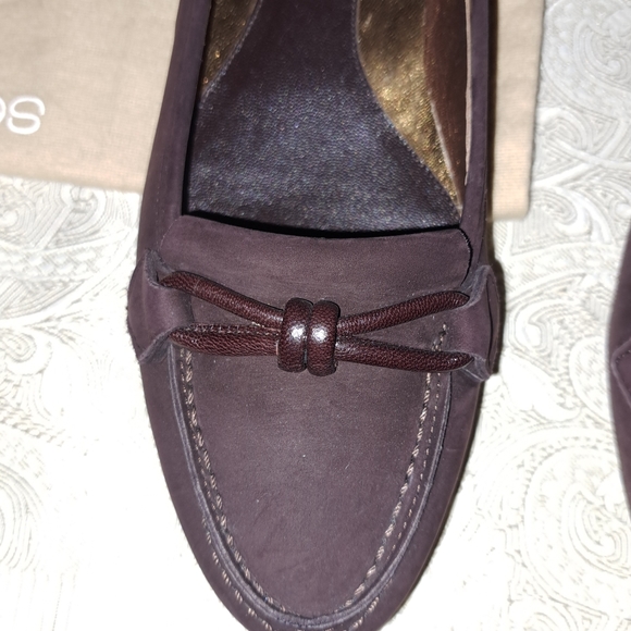 Sergio Rossi Brown Suede Flats 9.5 Narrow - Picture 8 of 13